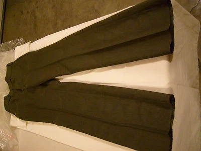WELL KNOWN BRAND WORK PANTS/SUITS OLIVE GREEN IN COLOR (READ DESCRIPTION) - Image 1 of 2