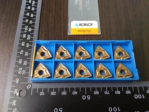 KORLOY WNMG 080408-MP NC9125 / WNMG432-MP NC9125 10 PCS Original carbide inserts - Picture 1 of 2