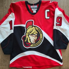 Ottawa Senators Alexi Yashin CCM Big Block Alternate Authentic Jersey 48