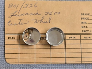 2 x New Lemania 3600 Center Wheel - Compatable Watch List Inside - Watchmaker - Picture 1 of 1
