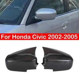 For Honda Civic Type R 2002-2005 Rearview Side Mirror Cover Wing Cap Trim Add on - Picture 1 of 6