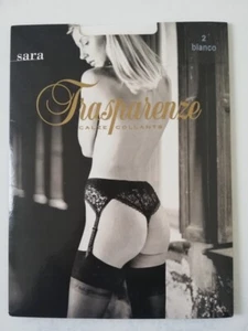 TRASPARENZE BAS PORTE JARRETELLE TAILLE 2 MODELE SARA COULEUR BLANC - Imagen 1 de 2