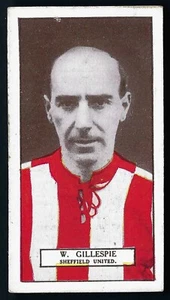 PATTREIOUEX (OTHER) - FOOTBALLERS SERIES (BROWN) - #32 W GILLESPIE SHEFFIELD UTD - Picture 1 of 2