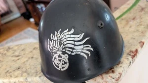 Italian Carabinieri M33 Model Helmet Original WW2 - Complete with Liner & Strap - Picture 1 of 8