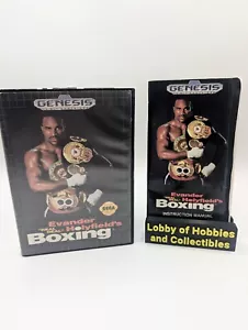Boxeo "Real Deal" de Evander Holyfield (Sega Genesis, 1992) en caja original - probado - limpio - Imagen 1 de 5