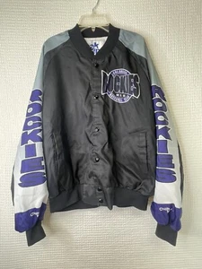 Chalk Line Colorado Rockies Satin Bomber Mens Jacket Size Large Vintage 90’s - Picture 1 of 11