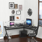 Ordinateur de bureau d'angle en forme de L poste de travail ordinateur portable table PC pour bureau à domicile