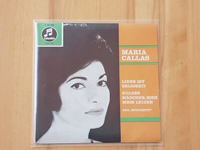 MARIA CALLAS - LIEBE IST SELIGKEIT- COLUMBIA  50 590 - RARE EP!! GERMANY - Bild 1 von 2