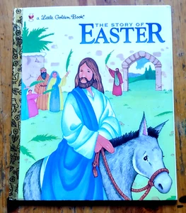 Little Golden Book Story of Easter by Jean Miller 2000 HC - Imagen 1 de 3