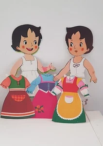 HEIDI SAGOME CARTONCINO VINTAGE ANNI 70 DOLL BAMBOLA GADGET PUBBLICITARIO - Foto 1 di 7