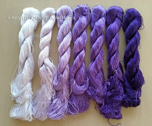 7bundles 100%natural mulberry silk,hand-dyed suzhou embroidery silk floss/thread - Picture 1 of 12