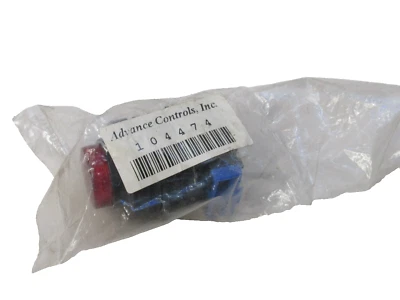 (NUEVO) ADVANCE CONTROL INC. 104474 Pulsador Rojo Foto 1 de 3