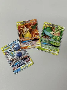 Pokemon TCG S- Chinese Charizard Blastoise Venusaur GX NM Lot of 3 - Picture 1 of 2
