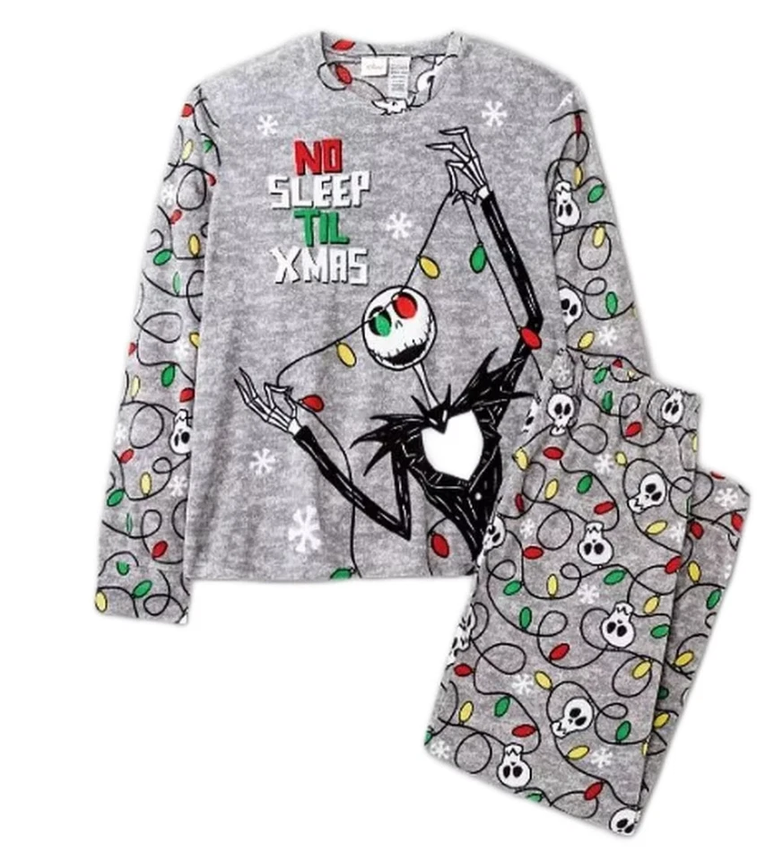 Disney 5 Jack Skellington Matching Family Pajama Set Nightmare Before Christmas