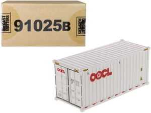 20' Dry Goods Sea Container "OOCL" White "Transport Series" 1/50 Model by Diecas - Picture 1 of 1