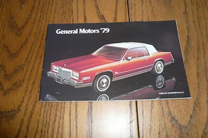 1979 General Motors Model Intro Book Oldsmobile Buick Cadillac Chevrolet Pontiac - Picture 1 of 6