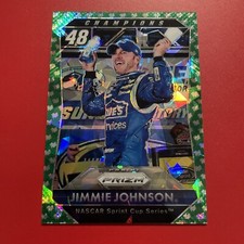 2016 Panini Prizm Nascar Racing Jimmie Johnson # 23/149 Green Flag #65 Refractor