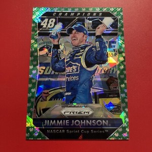 2016 Panini Prizm Nascar Racing Jimmie Johnson # 23/149 Green Flag #65 Refractor