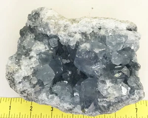 CELESTITE natürliches Exemplar aus Madagaskar - 4 Pfund 3,2 0z. powerkristalle #112 - Bild 1 von 4
