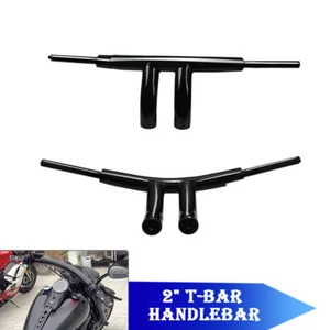 6'' Rise 2" T-Bar Handlebar Fit For Harley Dyna Switchback - Picture 1 of 15