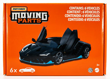 2022 Matchbox Moving Parts 6-Pack Lamborghini | Porsche | Bmw | Datsun | Sealed