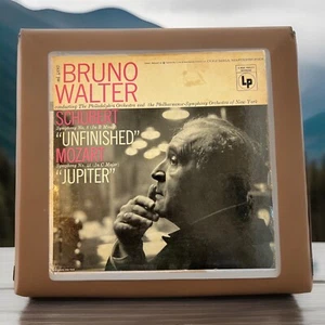 Bruno Walter Philadelphia Orchestra Scubert Unfinished Mozart Jupiter Vinyl 4037 - Picture 1 of 2