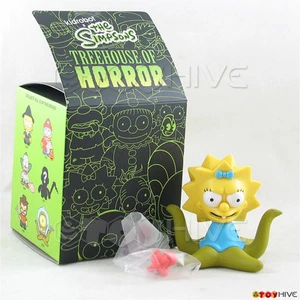 Kidrobot The Simpsons Treehouse of Horror - Maggie Alien vinyl figure pacifier - Picture 1 of 3