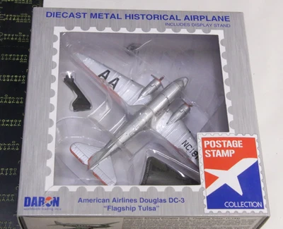 道格拉斯 DC-3 美国航空公司旗舰飞机 1:144 Daron Stamp PS5559-2 全新 — 第 1/4 张图片