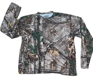 Old Mill Real Tree Camo Shirt Men ‘s XL  Green Brown Long Sleeve Hunting Hiking - Picture 1 of 7
