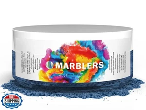 MARBLERS Blue Mica Powder Colorant [Shine Blue] 1oz (28g) | Cosmetic | Epoxy  - Picture 1 of 5