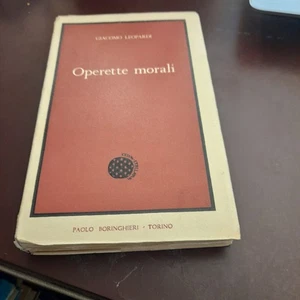 operette morali giacomo leopardi 1 ed 1959 BUD17 - Picture 1 of 5