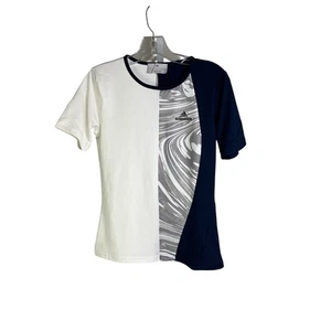 Adidas Stella McCartney Barricade Tennis Tee Shirt Womens S Blue Athletic Top - Picture 1 of 12