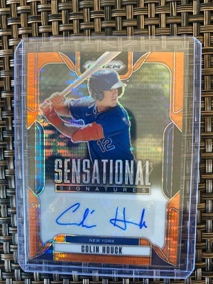 Colin Houck 2025 Prizm Orange Baseball Sensational Signatures Auto Prizm /99 -  - Image 1 of 4