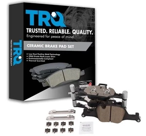 Juego de pastillas de freno delanteras de cerámica TRQ para BMW 530e 530i 540i X5 X6 - Imagen 1 de 7
