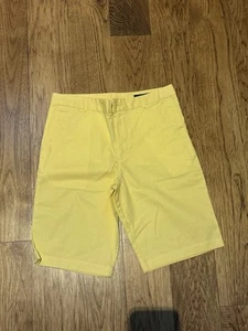 Yellow Polo Ralph Lauren Cotton Boys Shorts Size 18 EUC - Picture 1 of 3