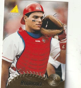 FREE SHIPPING-MINT-1995 Pinnacle #122 Ivan Rodriguez RANGERS - Picture 1 of 1