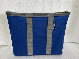 Bolso de Mano Reutilizable Plegable CleverMade, 5 Gal / 25 Lbs EcoBasket Azul y Gris Nuevo - Imagen 1 de 17