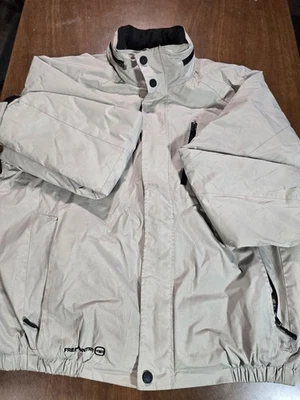 Free Country Mountain Extreme Series Jacket Men's L Beige Water Wind Resistant - Image 1 of 4