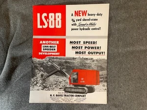 Brochure gru a pala Link Belt Speeder LS 88 anni 50 vintage - Foto 1 di 3