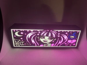 Monster high Draculaura Lightbox Nachtlicht Merchandise - Afbeelding 1 van 5