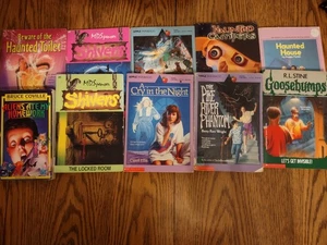 90s Lot Spooky Horror Books Shivers Goosebumps Etc Young Readers Chapter Scary  - Picture 1 of 13