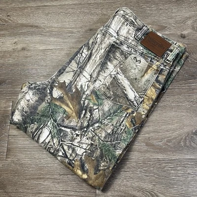 Wrangler Pro Gear Men’s Size 38x26 Jeans Realtree Camo Camouflage Hunting Pants - Image 1 of 4
