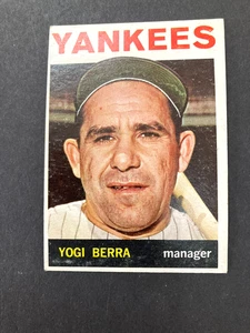 1964 Topps Baseball # 21 Yogi Berra Mgr, Yankees - Picture 1 of 2