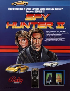 Bally Midway Spy Hunter II 1986 video volante - Imagen 1 de 1