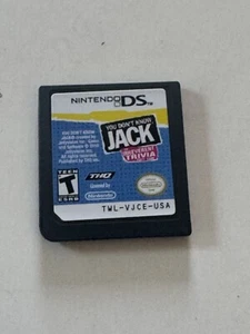 You Don't Know Jack (Nintendo DS, 2011) Game Cartridge Only -Tested - Picture 1 of 2