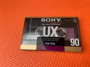 *SEALED* SONY UX 90 CrO2 Type II High Bias Cassette Tape - MiJ - Picture 1 of 2
