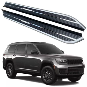 Running Board fits for Jeep Grand Cherokee 2022-2024 Side Step Nerf Bar Stairs - Picture 1 of 11