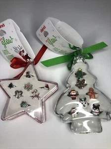 Claire's Let It Glow Girls Christmas Holiday Rings (7 rings each) 2 New Sets - Picture 1 of 10