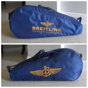 Breitling Tennis Duffle Bag RARE VIP Authentic Breitling Ballistic Nylon VG COND - Picture 1 of 13