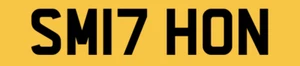 SMITH PRIVATE NUMBER PLATE SM17 HON CHERISHED REGISTRATION SMITHS SMITHY SMITHO - Picture 1 of 3